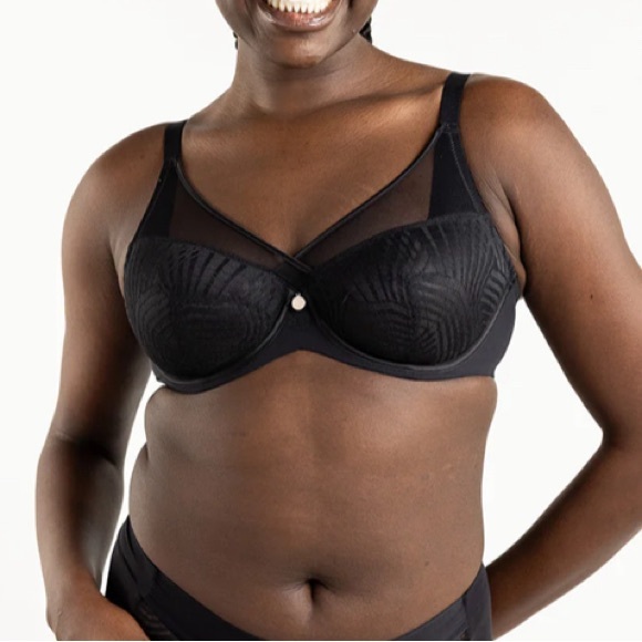 “UNDERSTANCE”, “PHOEBE”•FULL COVERAGE BRA•BLACK•AVAILABLE SIZES: 44 H & 46 D•NEW - Picture 6 of 9